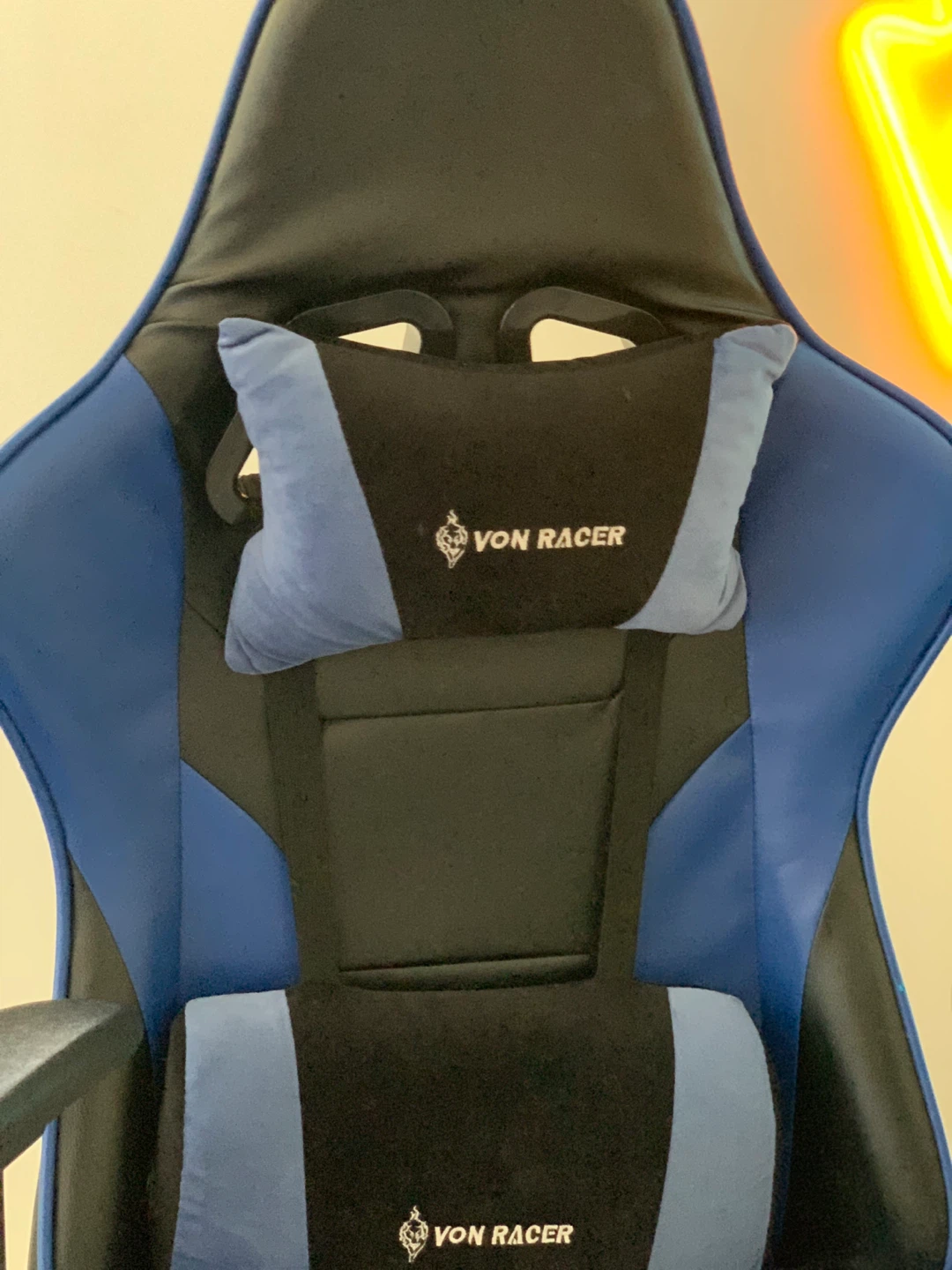 Von Racer Gaming Chair - Blue and Black - photo 2