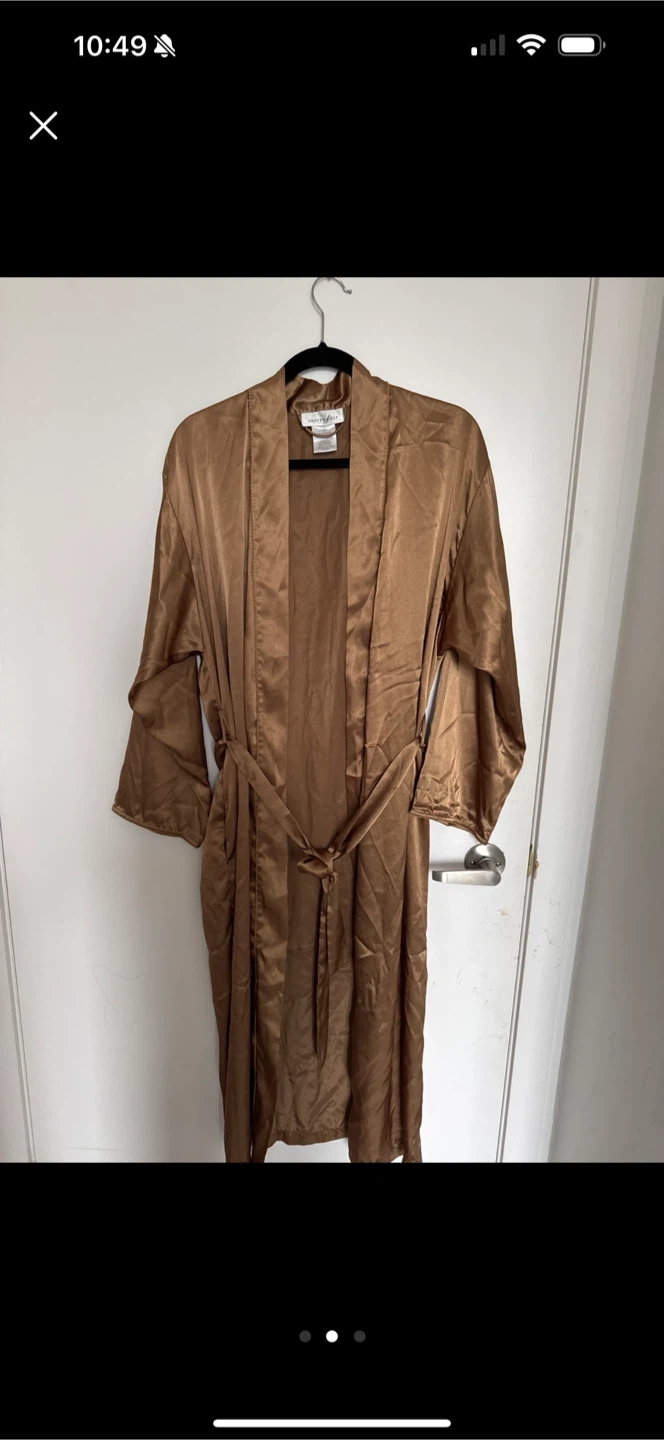 Vanity Fair Robe - Size S/P - Bronze - photo 2