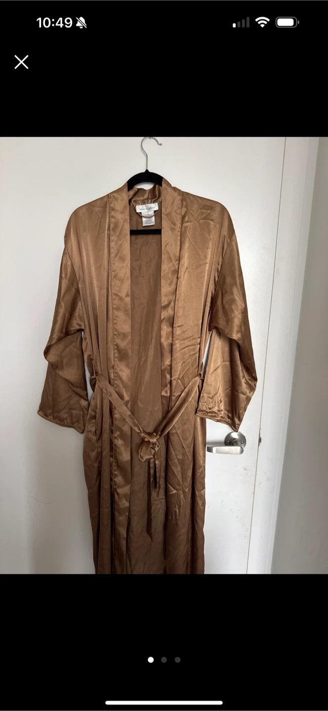 Vanity Fair Robe - Size S/P - Bronze - photo 3