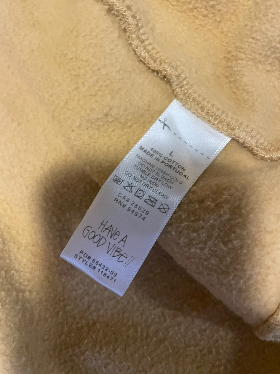 Stussy Faded Graphic Zip Hoodie - Washed Beige, L image indicator(2)