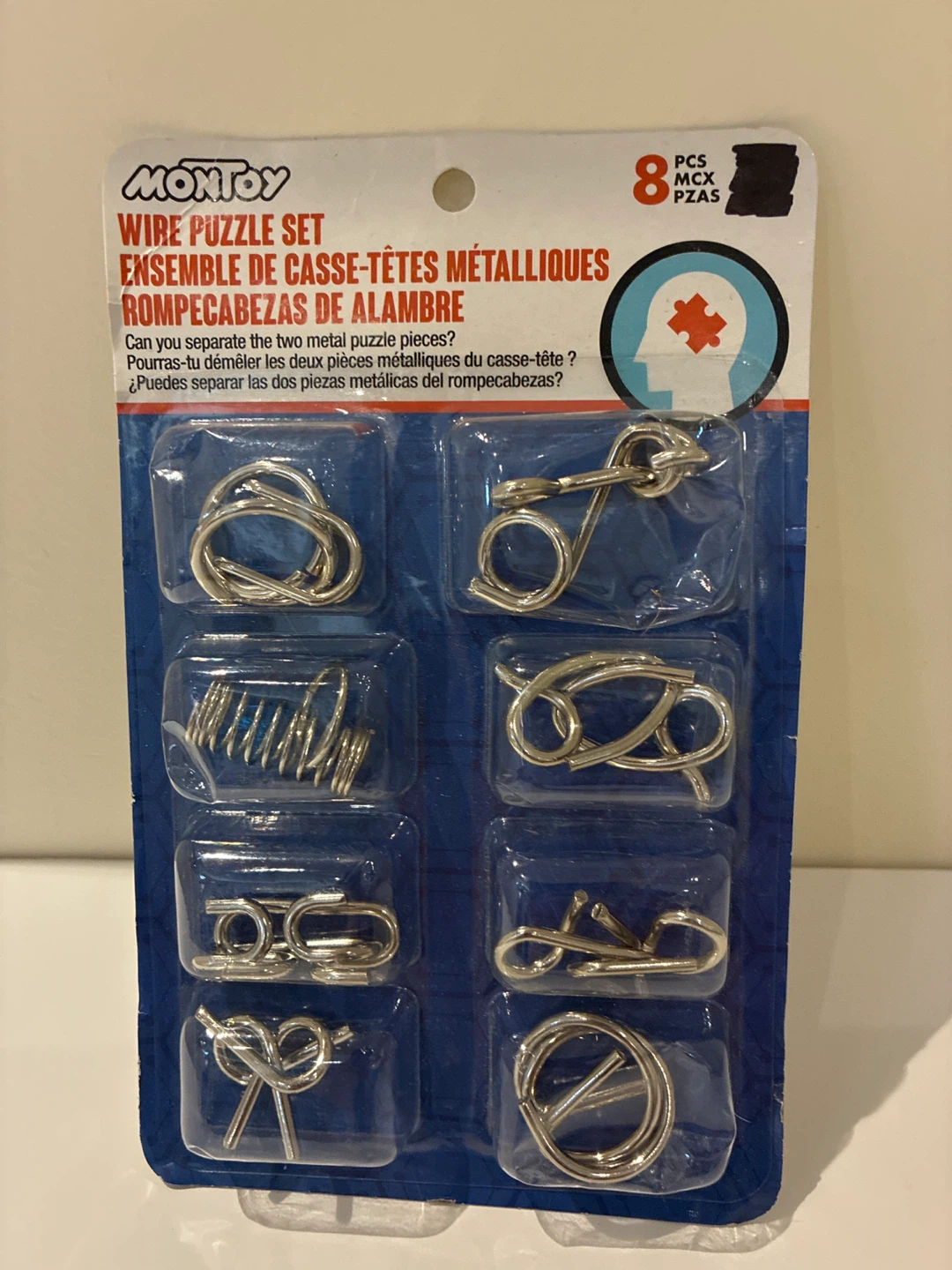 Montoy Wire Puzzle Set - 8 Piece