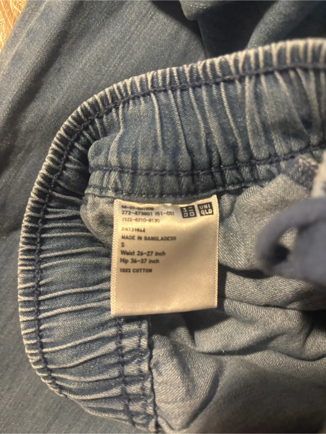 Uniqlo Women's Chambray Pants - Size S image indicator(2)