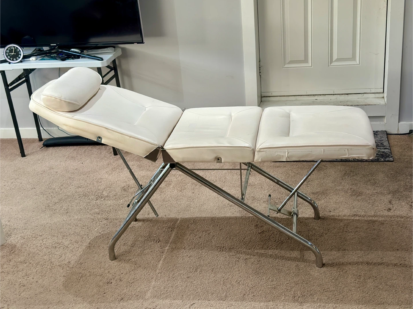 Portable spa & massage bed- White
