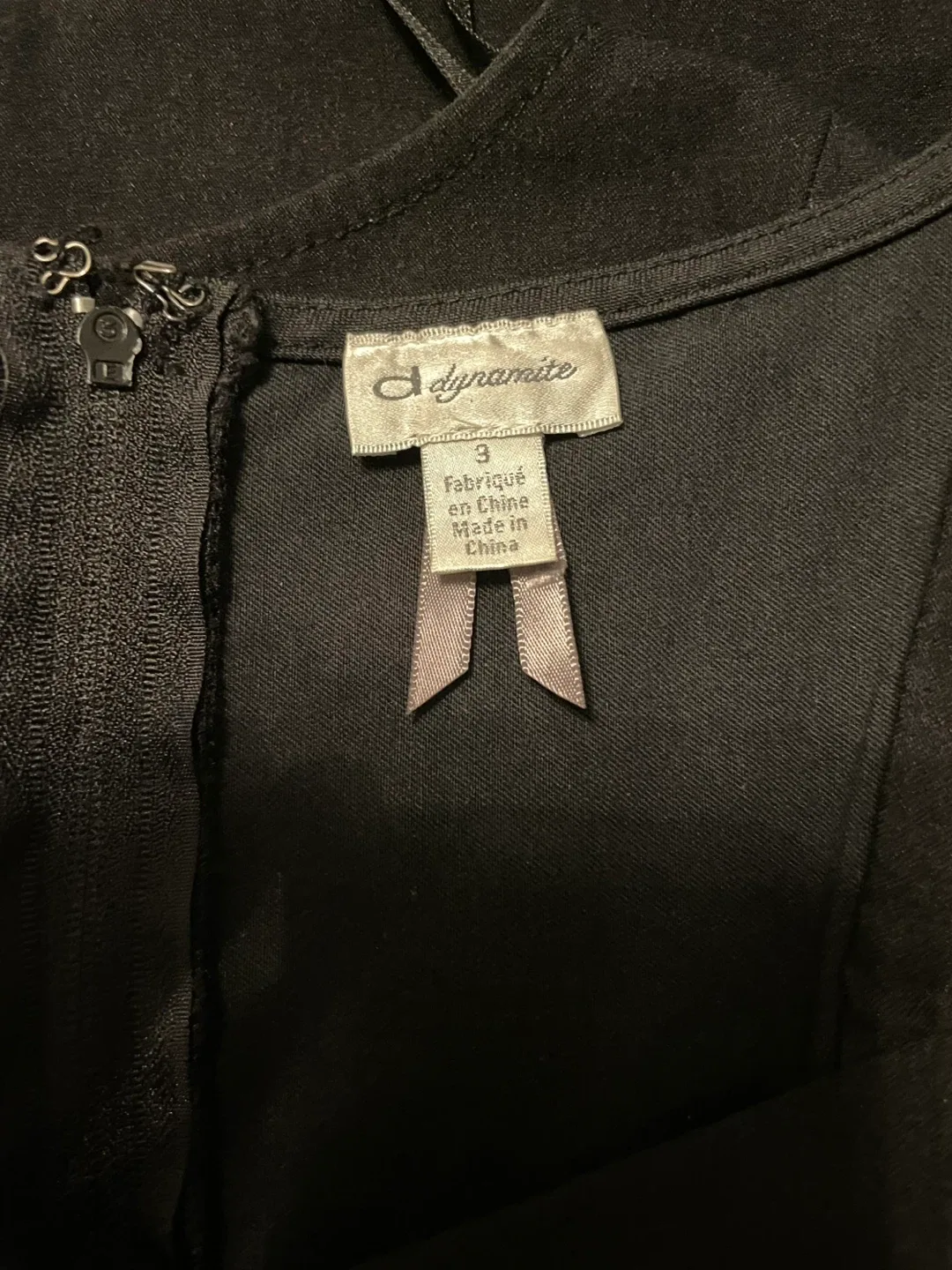 Dynamite Black Dress - Size 3 image indicator(4)