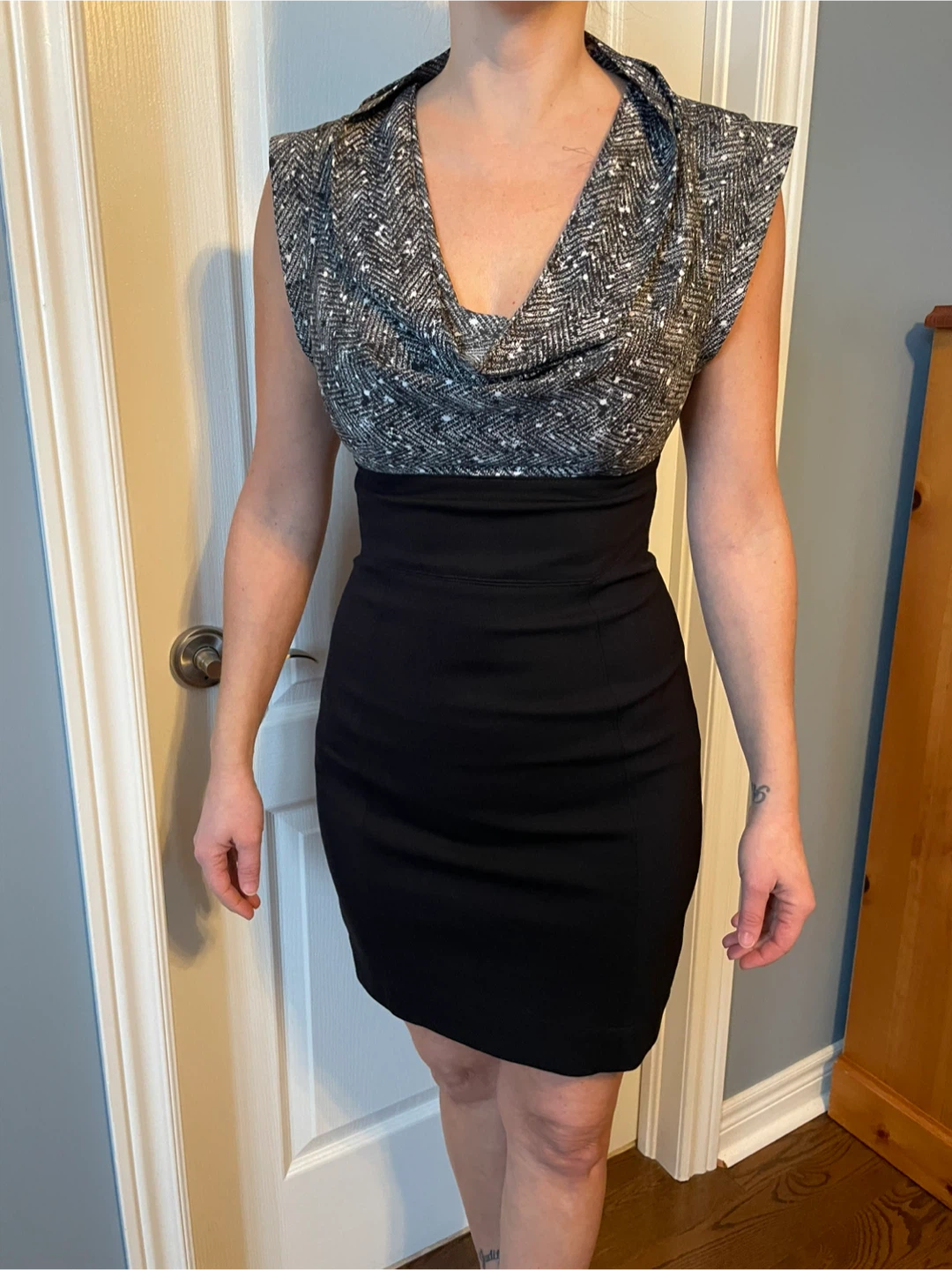 Guess Dress - Size 5 - Black & White
