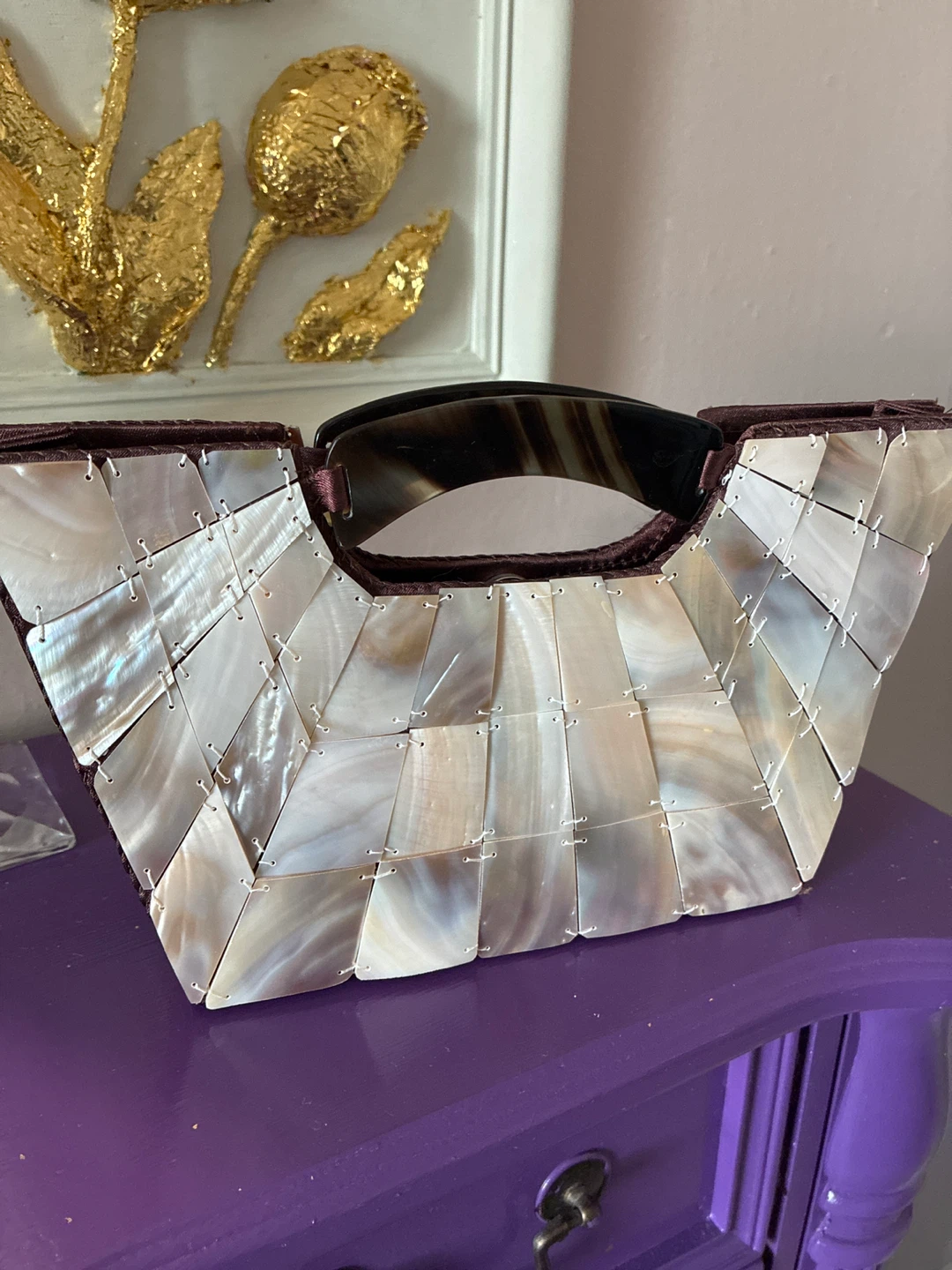 Vintage Mother of Pearl Handbag - photo 2