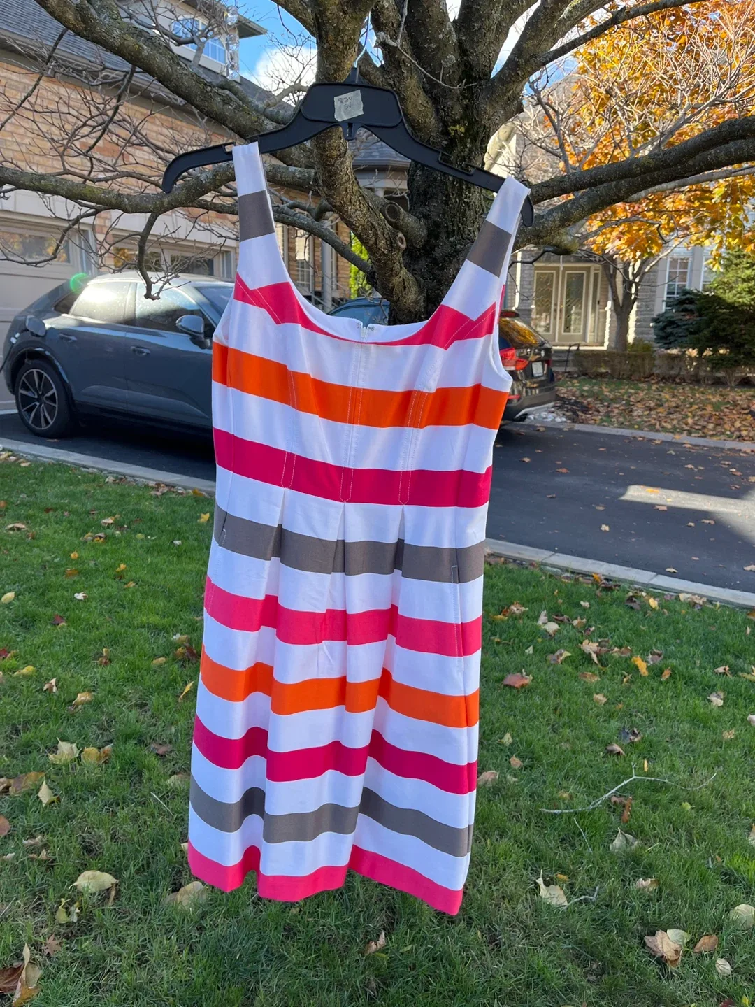 Nine West Size 4 Striped Dress thumbnail