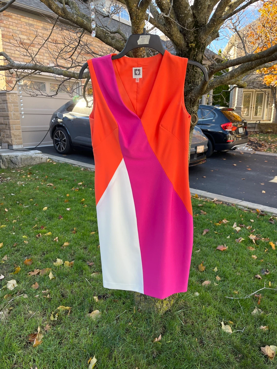 Anne Klein Colour Block Dress - Size 2