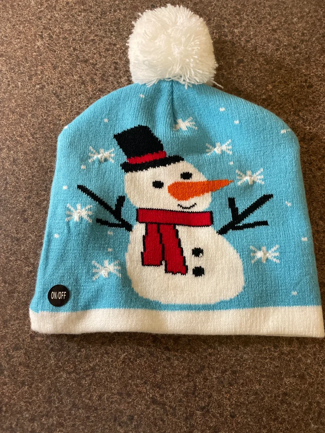 Light Up Snowman Winter Hat