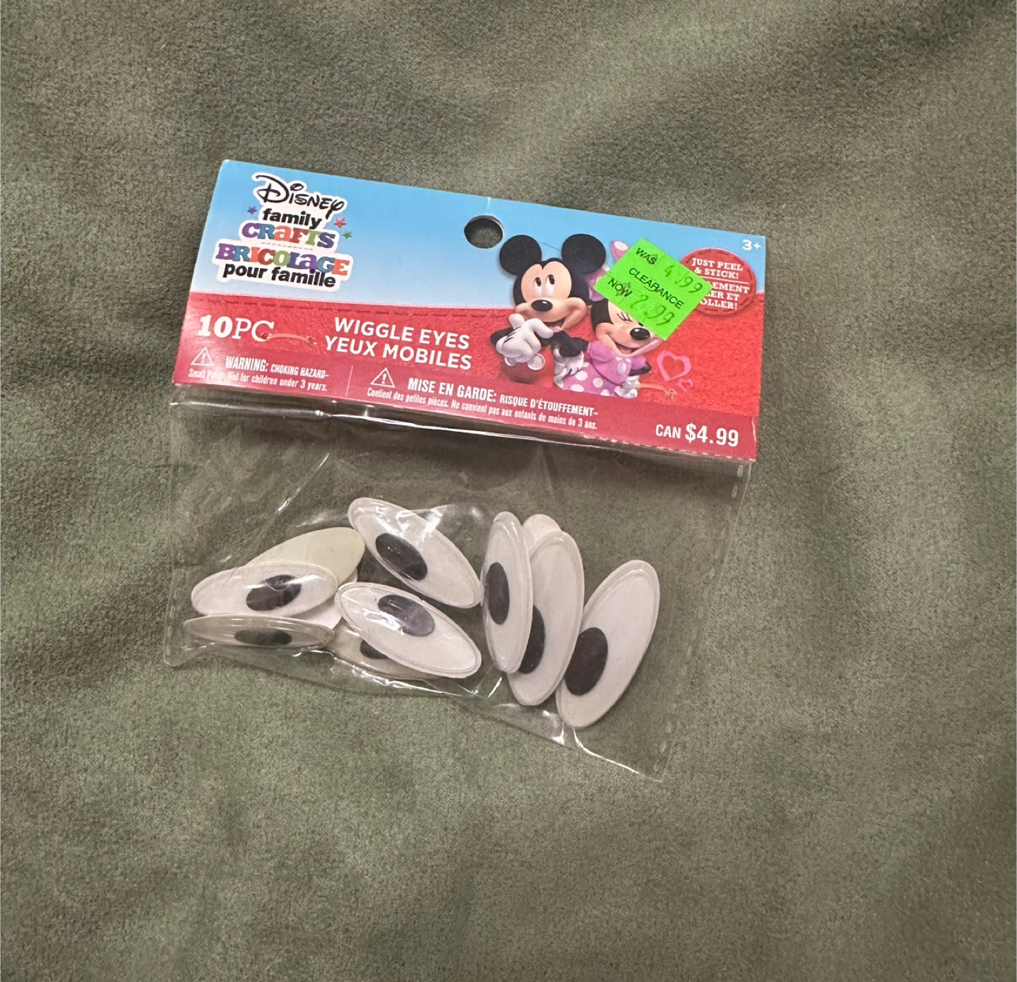 FREE! Disney Family Crafts Wiggle Eyes - 10pc