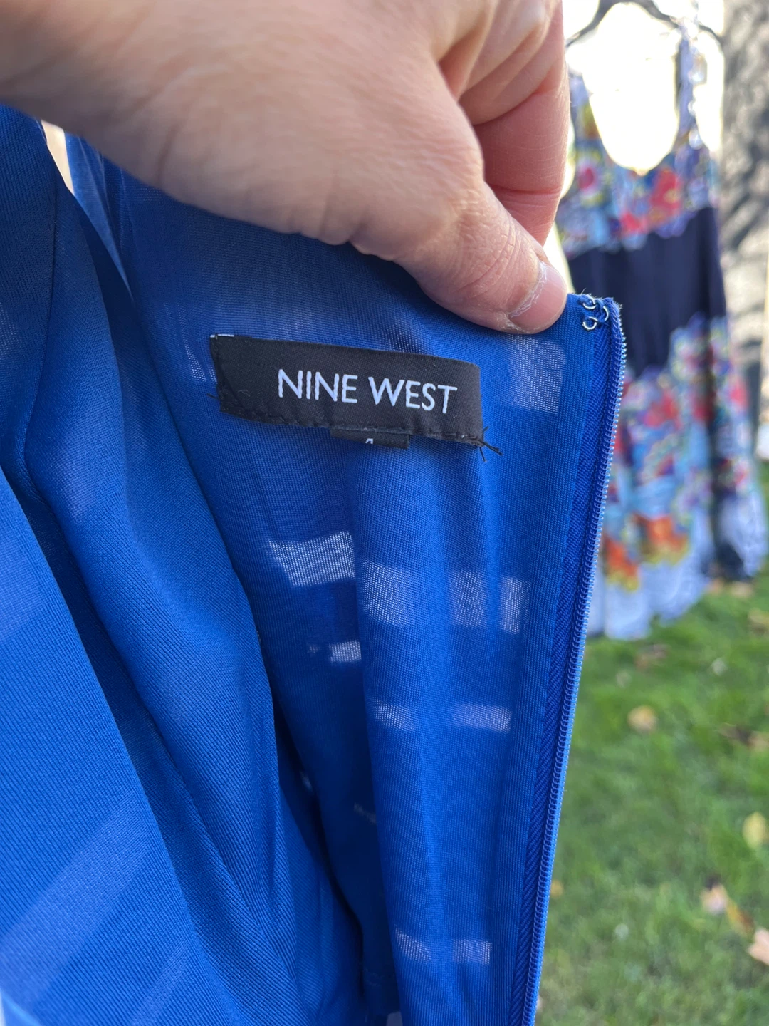 Nine West Blue Striped Dress - photo 3