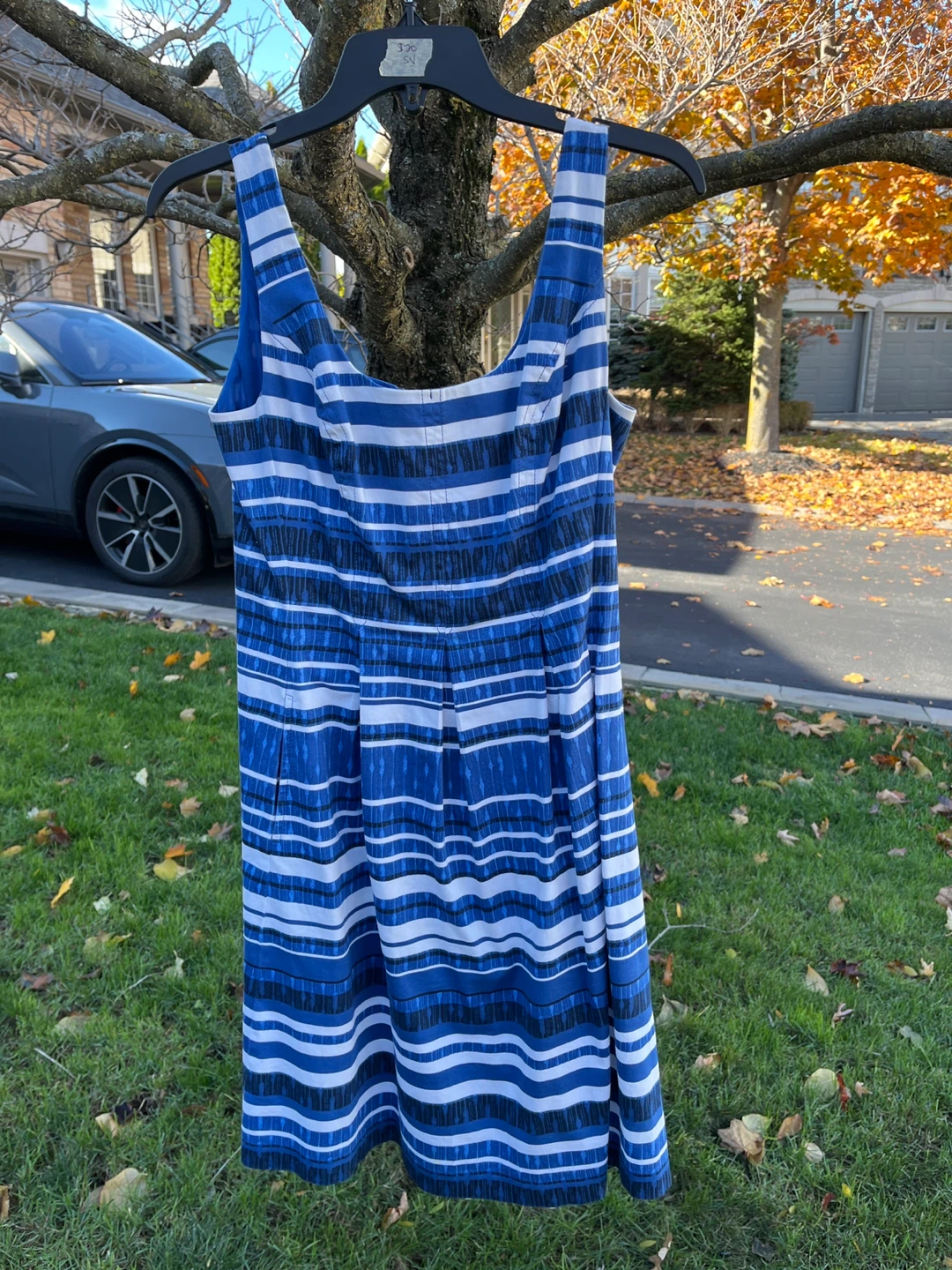 Nine West Blue Striped Dress