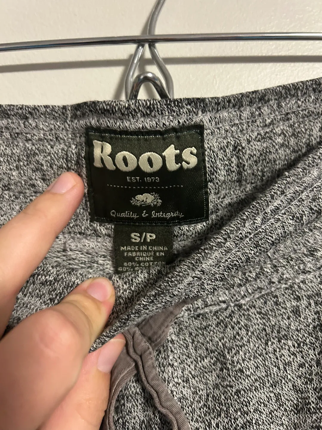 Roots Grey Sweatpants - Size S image indicator(4)