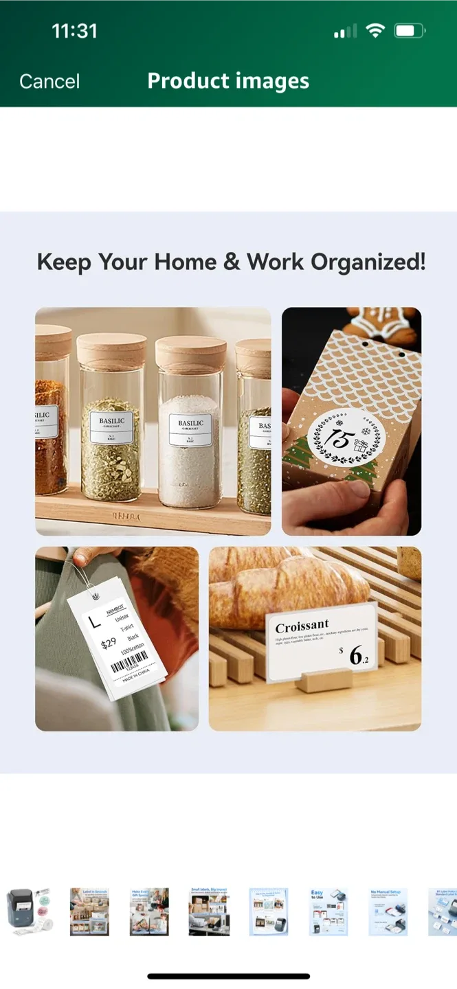 Niimbot B1 Series Smart Label Printer 🥕 image indicator(4)