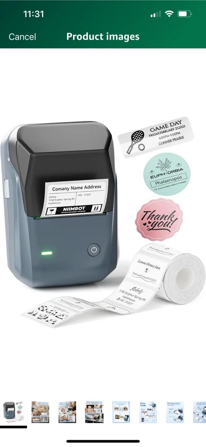 Niimbot B1 Series Smart Label Printer 🥕 image indicator(3)