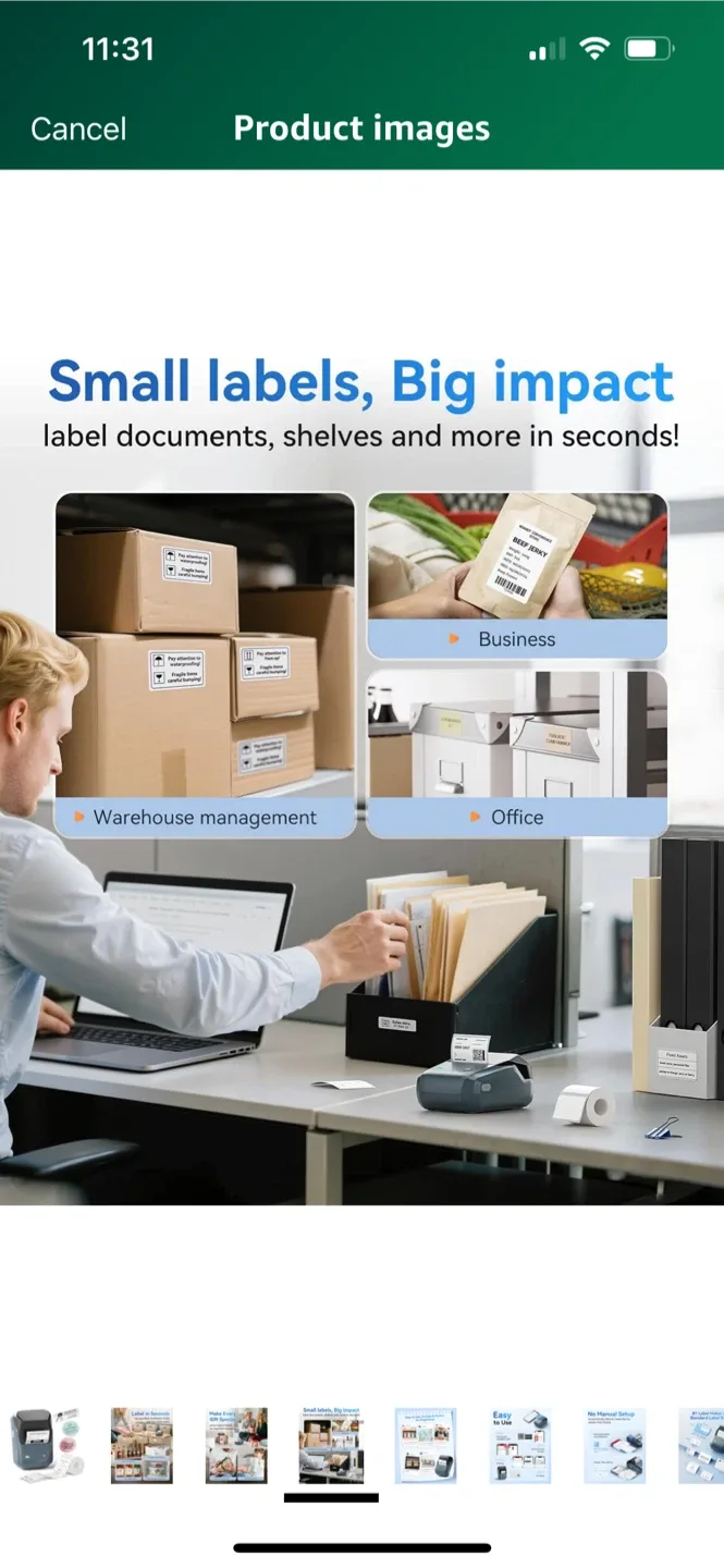 Niimbot B1 Series Smart Label Printer 🥕 image indicator(8)