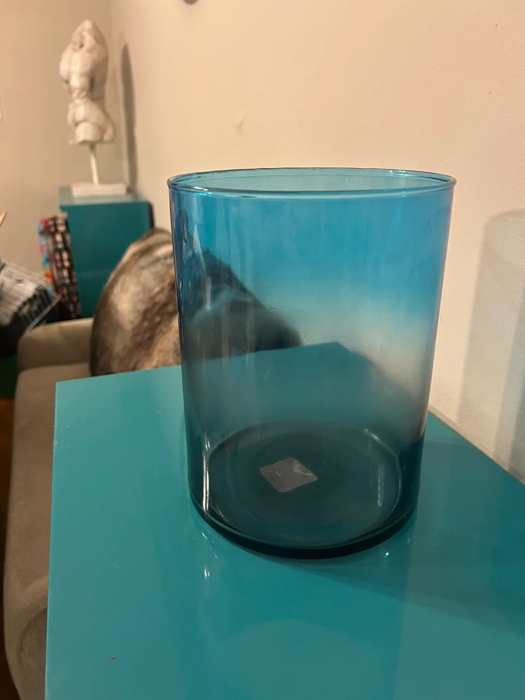 ✨ NEW Blue Ombre Glass Vases - Set of 2 – 8” Modern Decor image indicator(2)