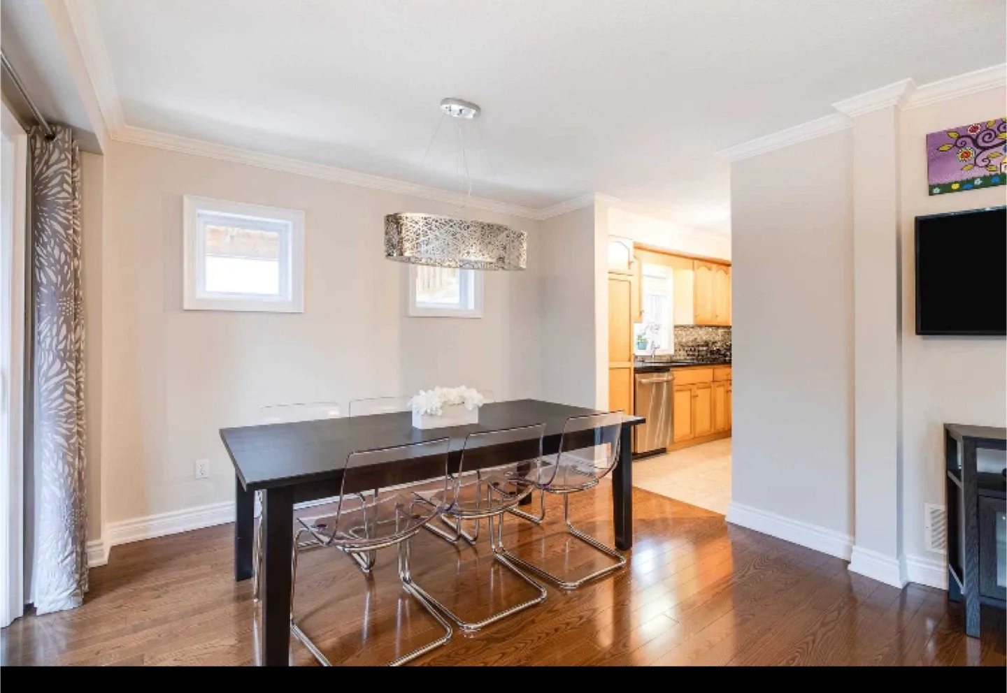 IKEA Wood Dining Table and Sideboard Set image indicator(7)