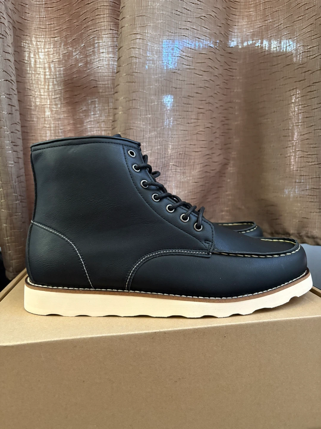 Blackwell Supply Co. Black Leather Boots - Size 10 - photo 3
