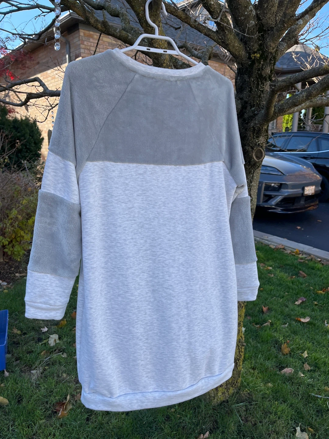 La Vie en Rose Grey Tunic - Size M - photo 2