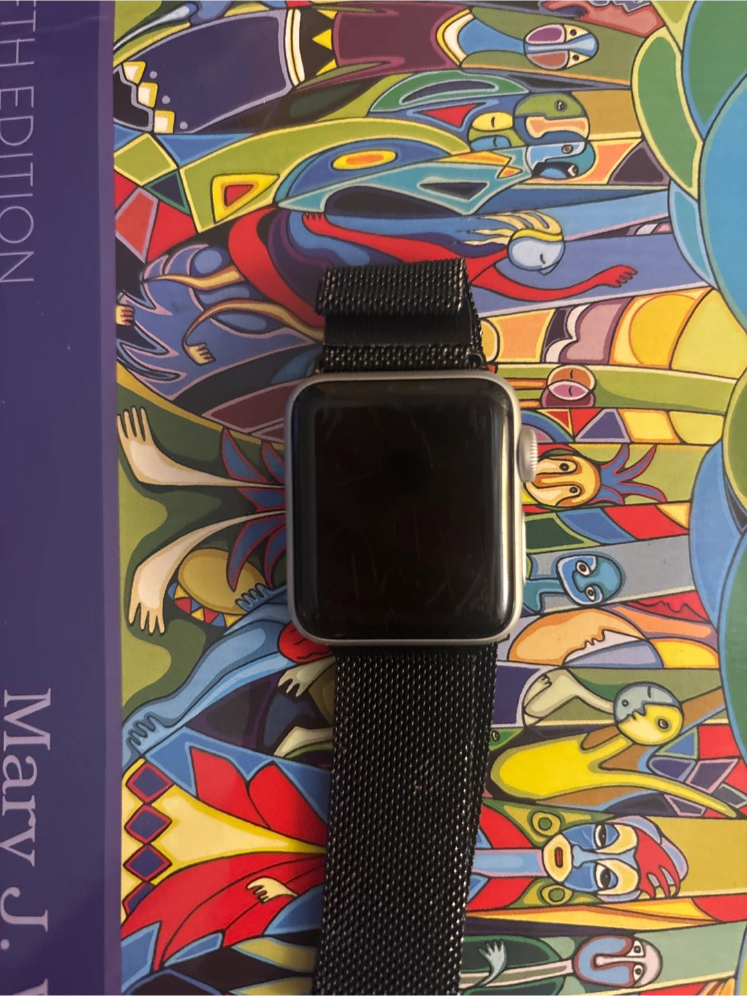 Apple Watch with Black Band
