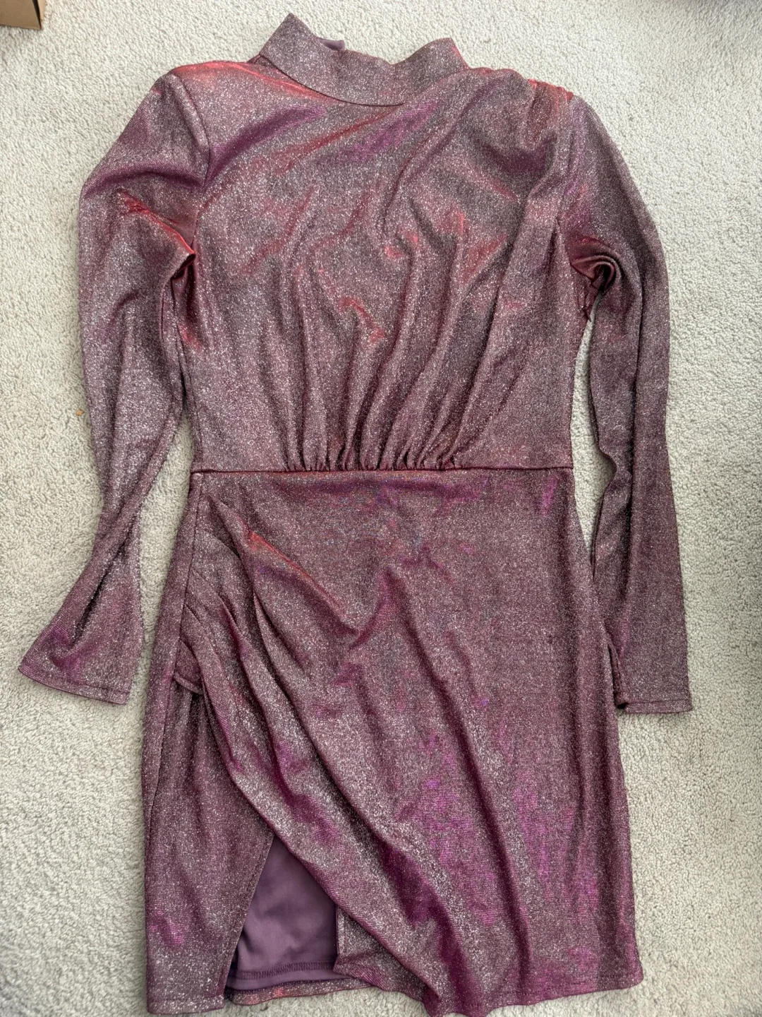 Boohoo Tall Sparkly Dress - Size 12