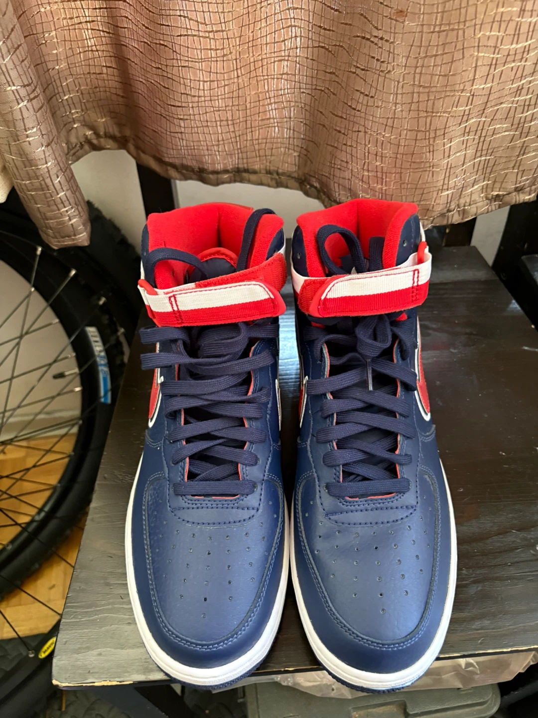 Nike Air Force 1 High - Blue, Red, White - photo 2