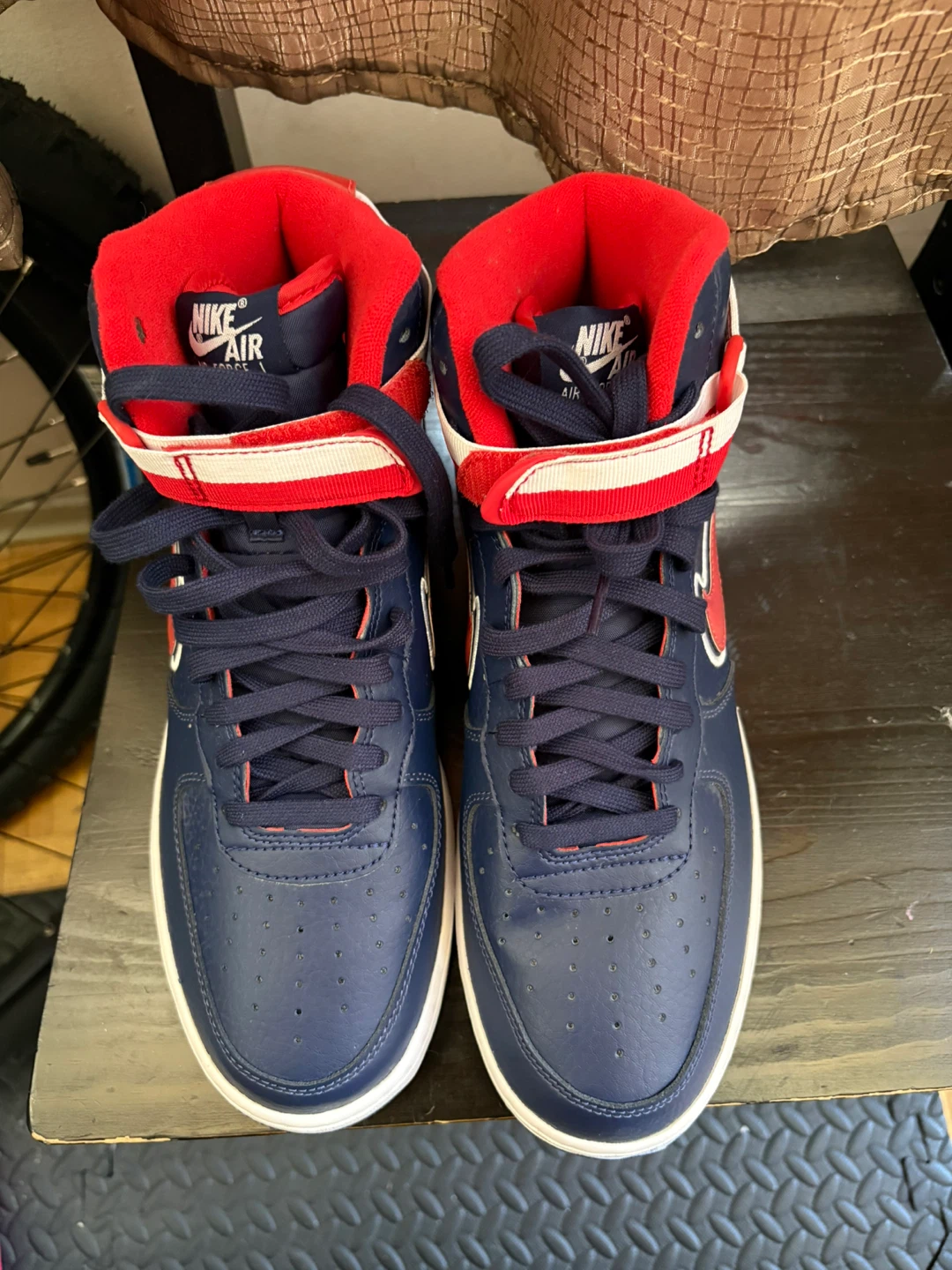 Nike Air Force 1 High - Blue, Red, White - photo 3