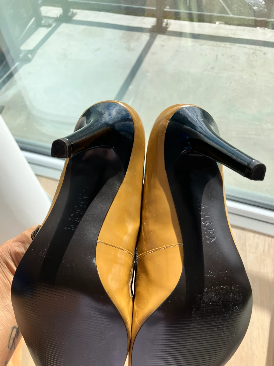 Ralph Lauren Tan heels - photo 3