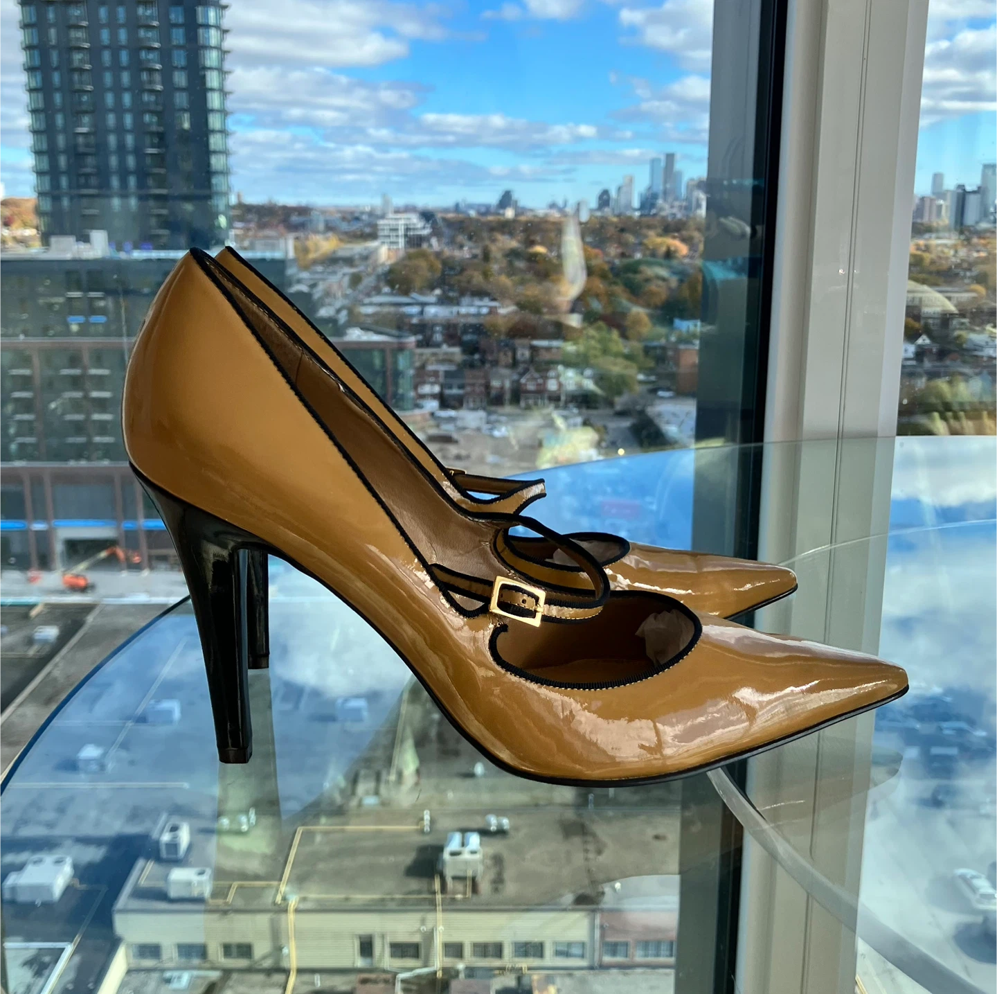 Ralph Lauren Tan heels