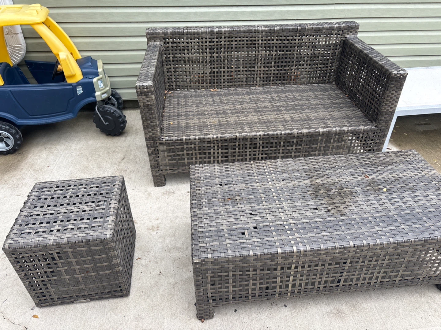 3 piece patio set