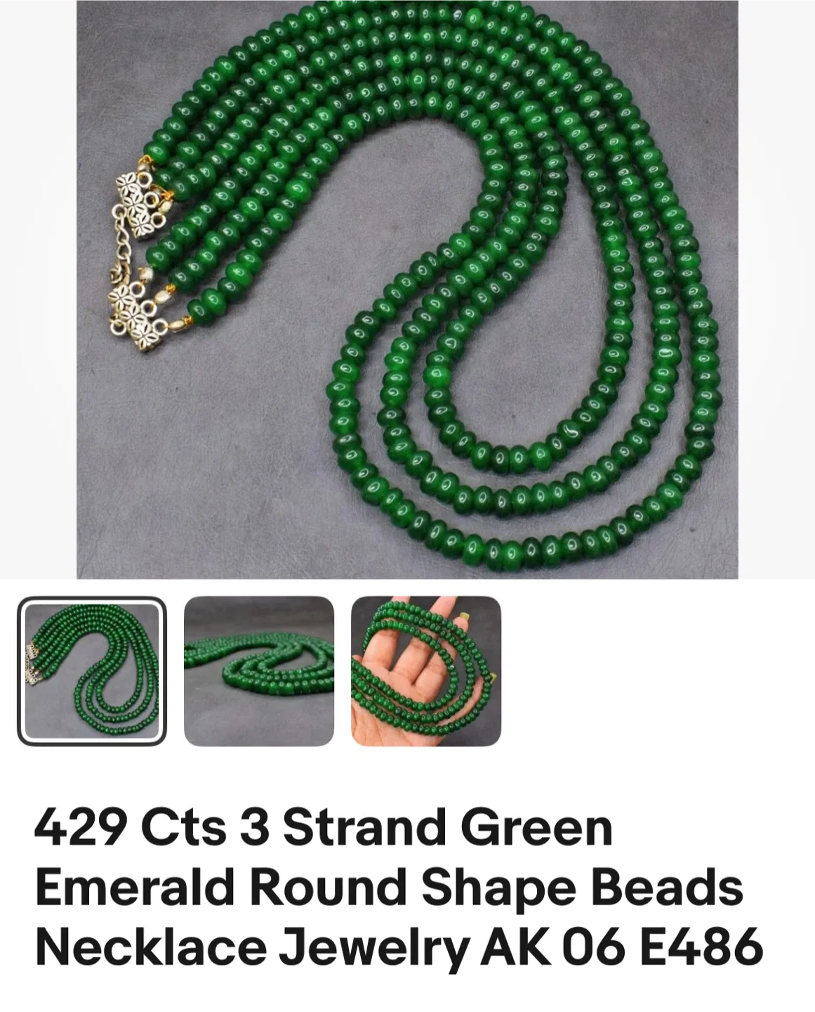 Beautiful ladies bead necklace