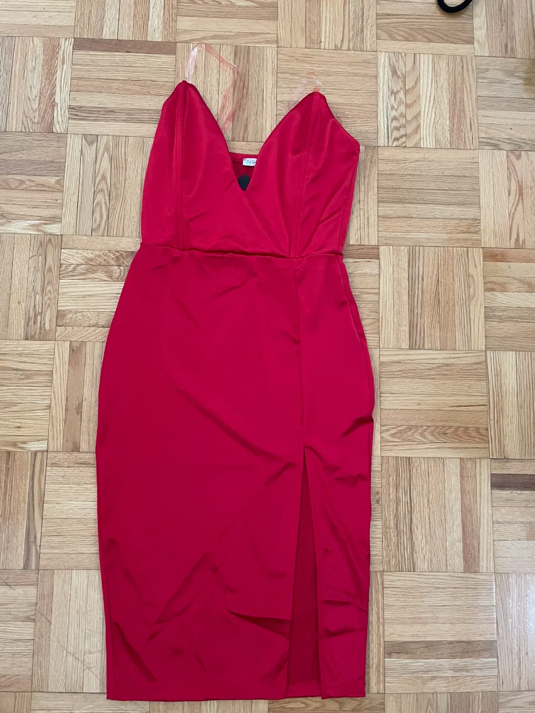 Fashion Nova Red Dress, Size S image indicator(2)