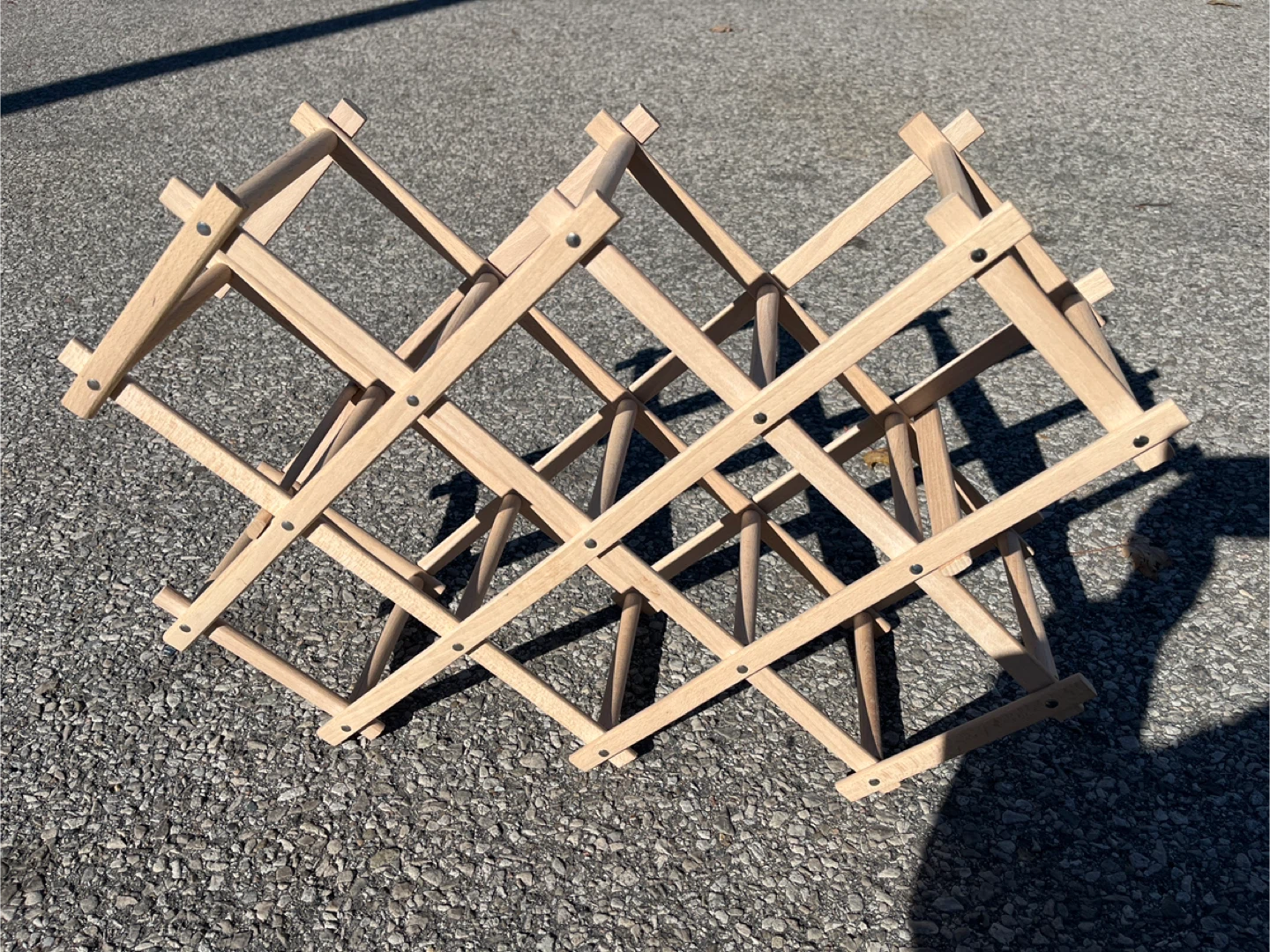 Wooden Wine or Towel Rack - photo 3