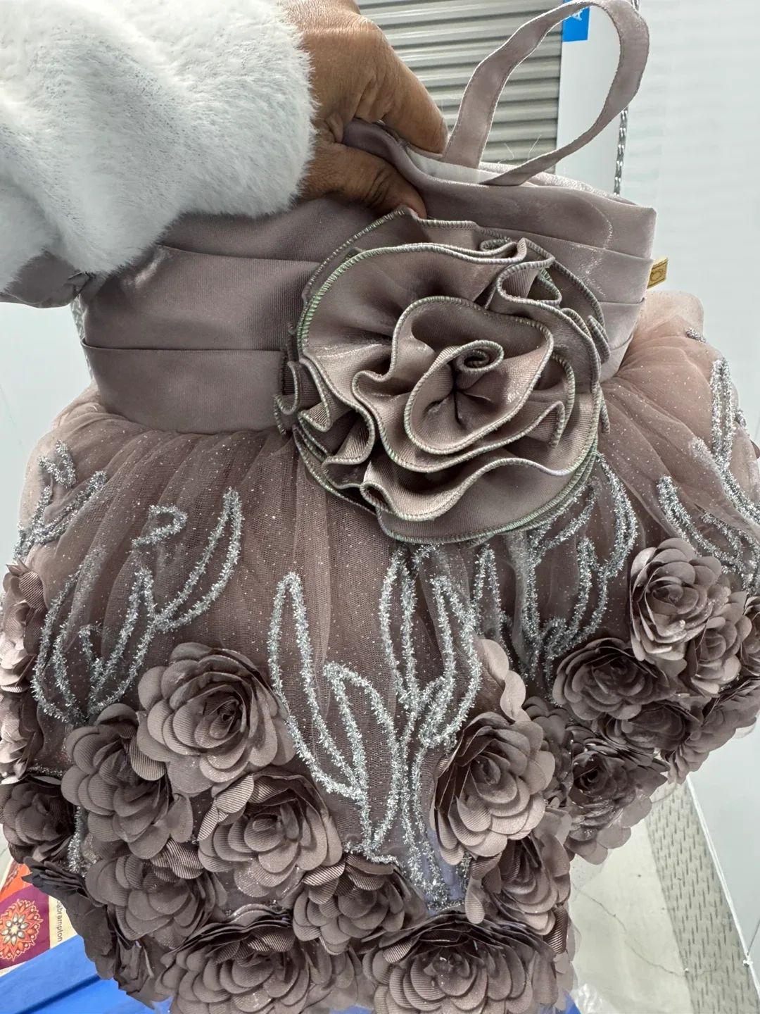 Little Plum Dress & Shoes Set image indicator(3)