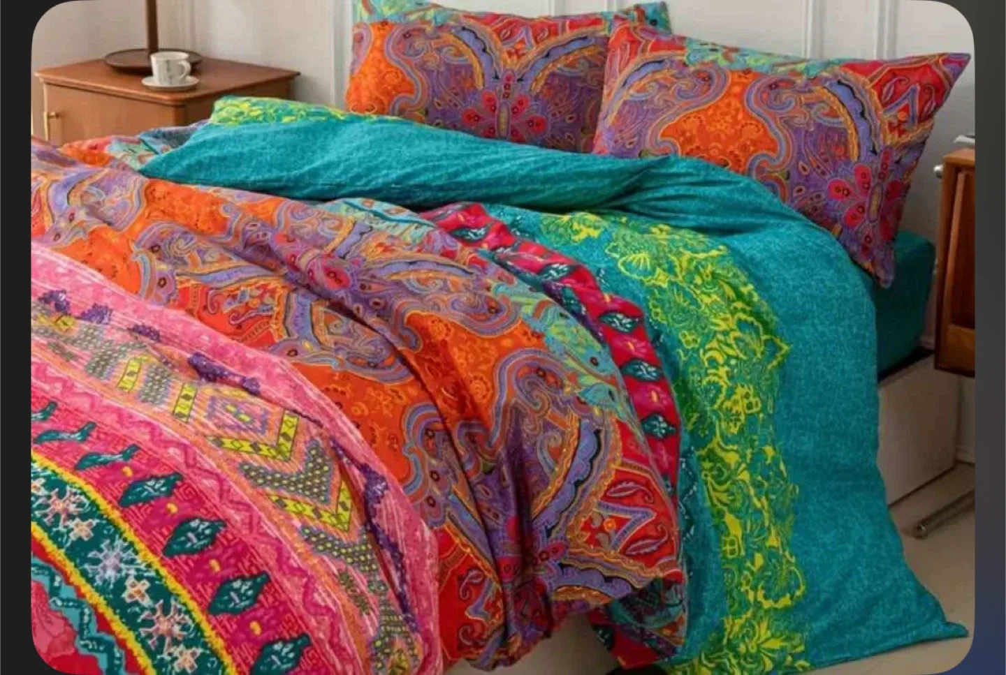 Various designs Queen size duvet cover sets image indicator(7)