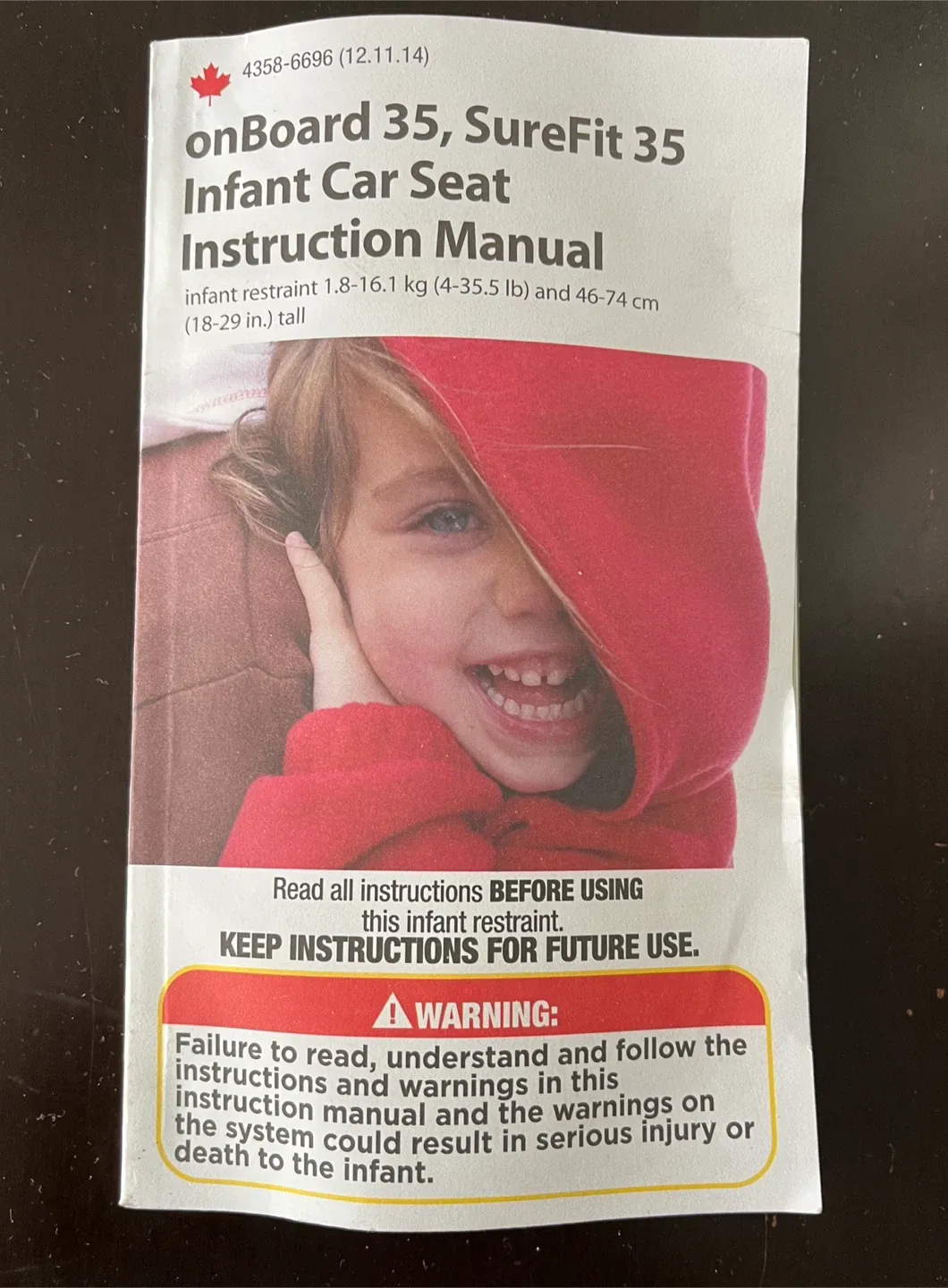 Safety 1st OnBoard 35 Infant Car Seat image indicator(2)