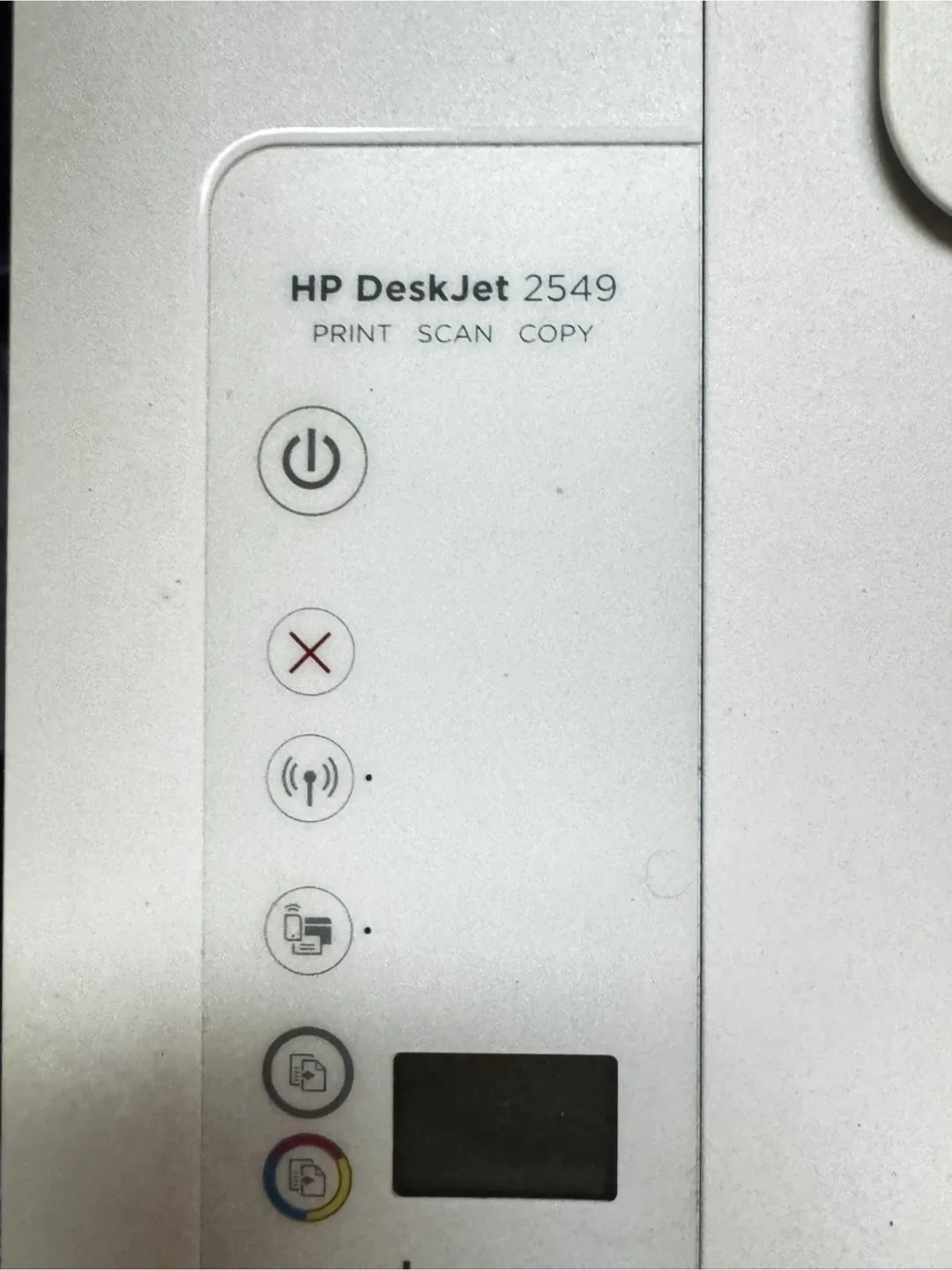 HP DeskJet 2549 Printer - Print, Scan, Copy image indicator(2)
