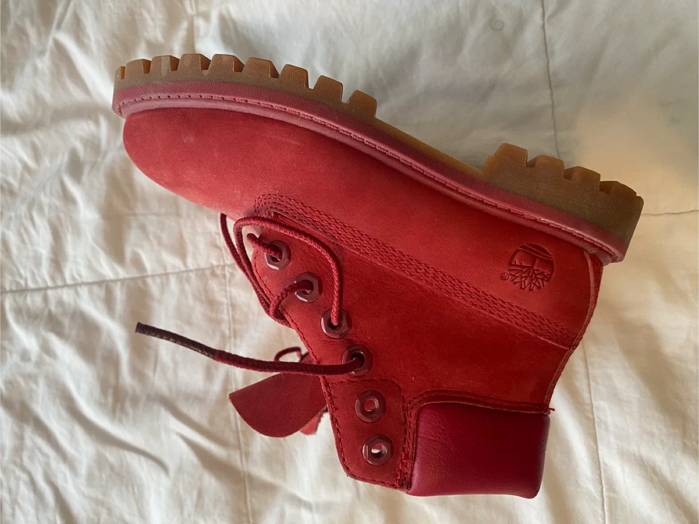 Timberland Red Toddler Boots - Size 11US image indicator(2)