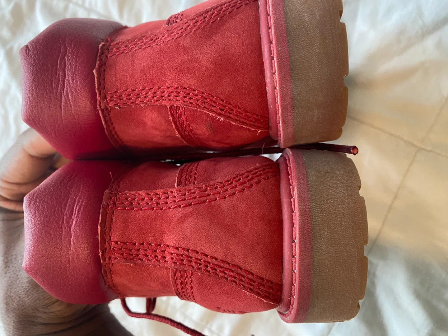 Timberland Red Toddler Boots - Size 11US image indicator(5)