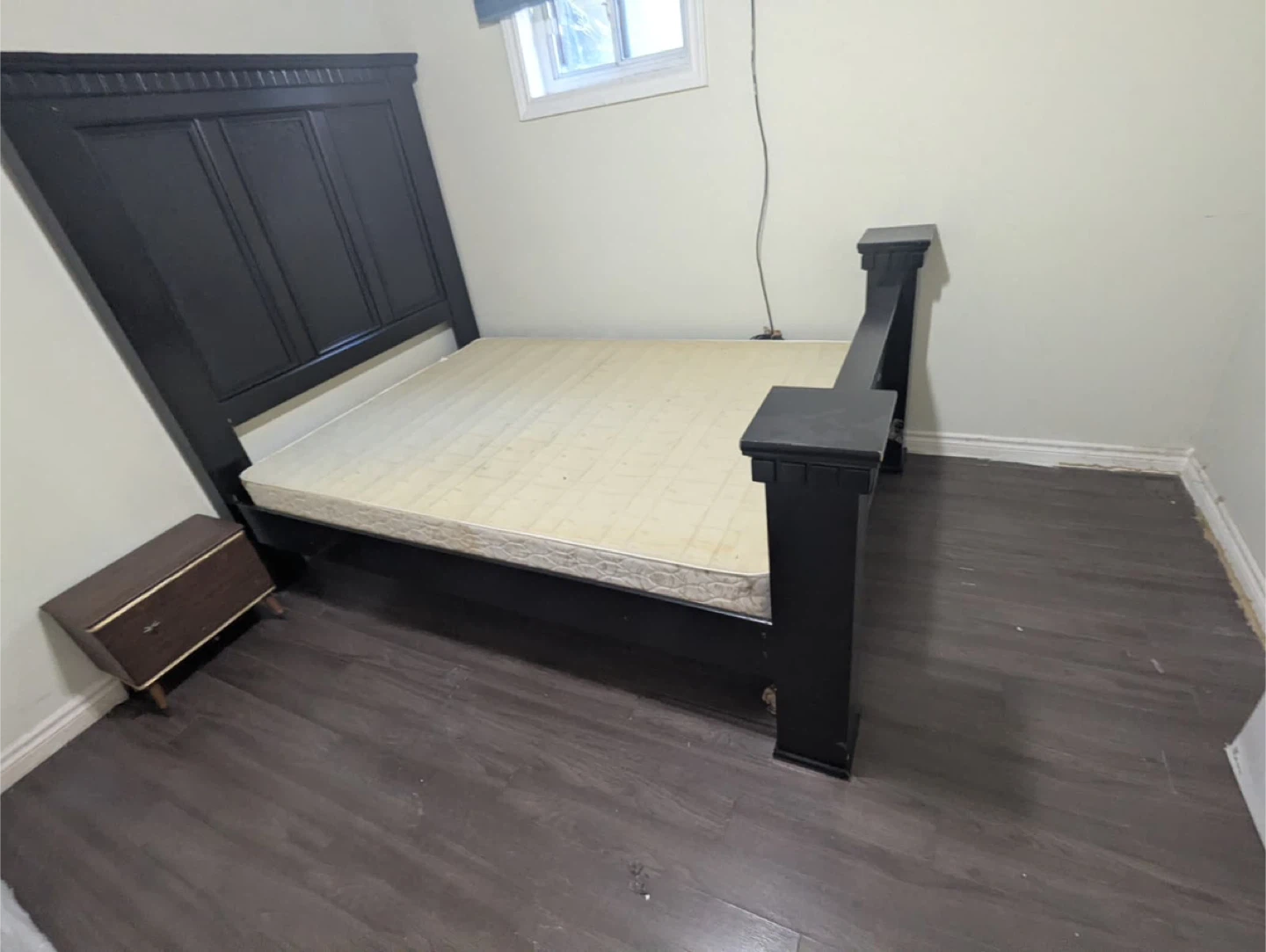 Queen dark brown Bed Frame