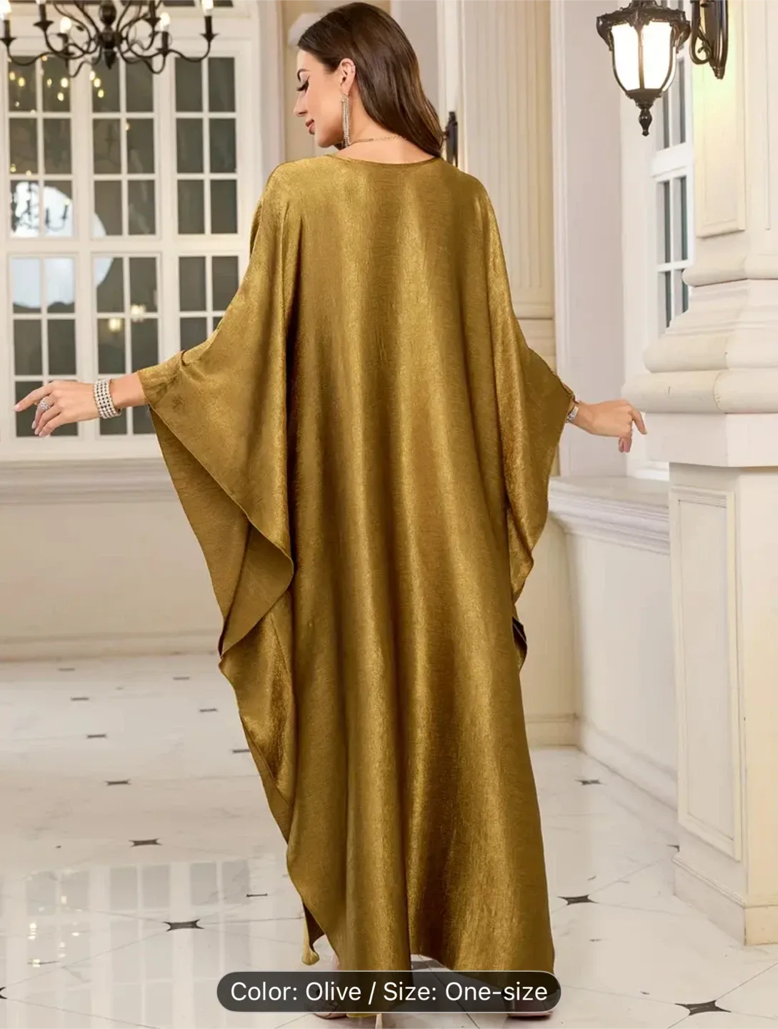 Olive One-Size Dress image indicator(4)