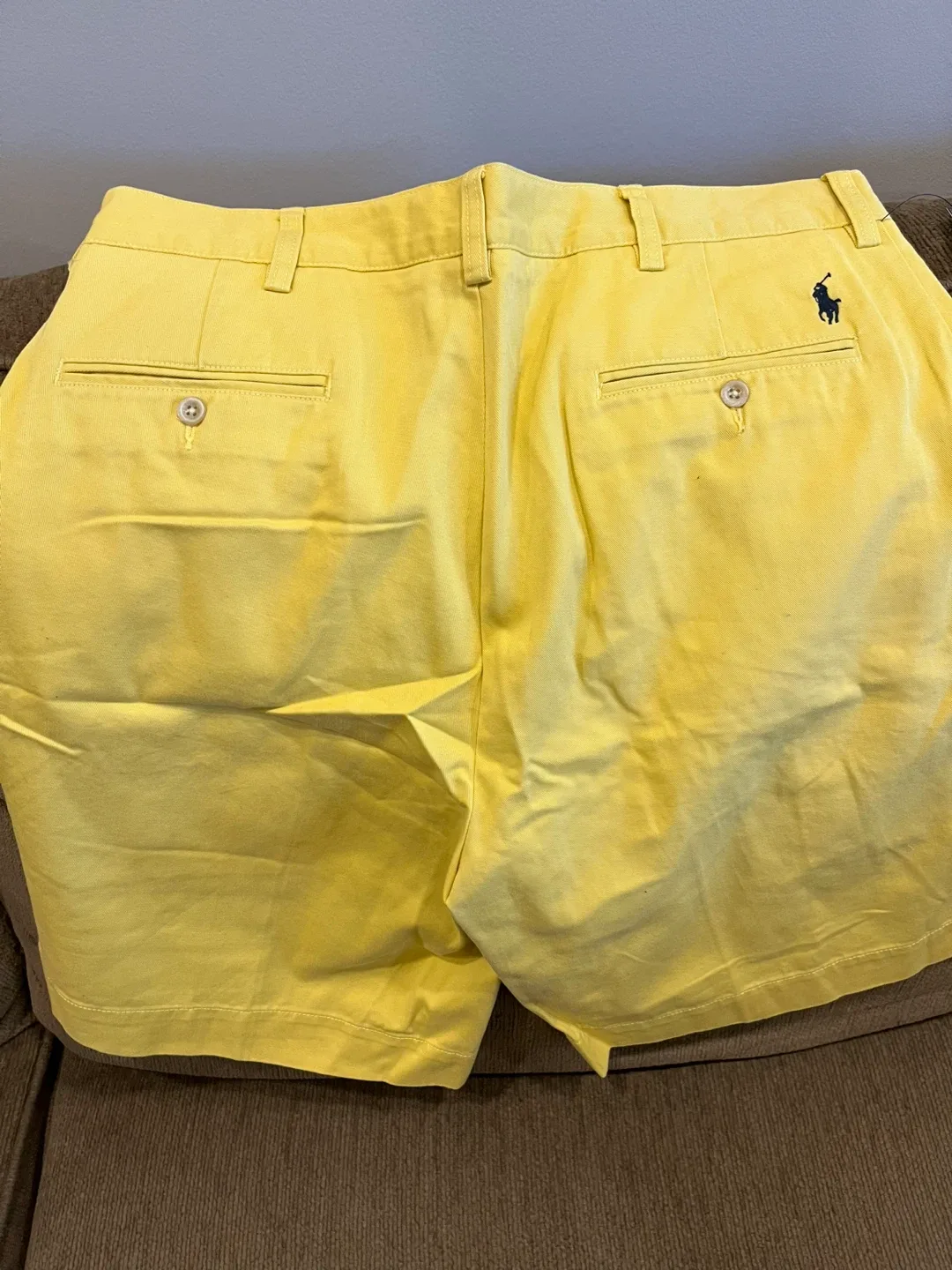 Polo Ralph Lauren Yellow Men’s Shorts - Size 34 image indicator(3)
