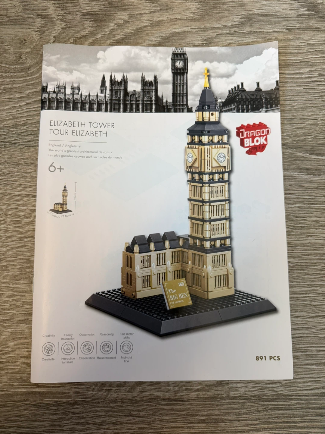 Dragon Blok Elizabeth Tower 891 pcs - photo 3