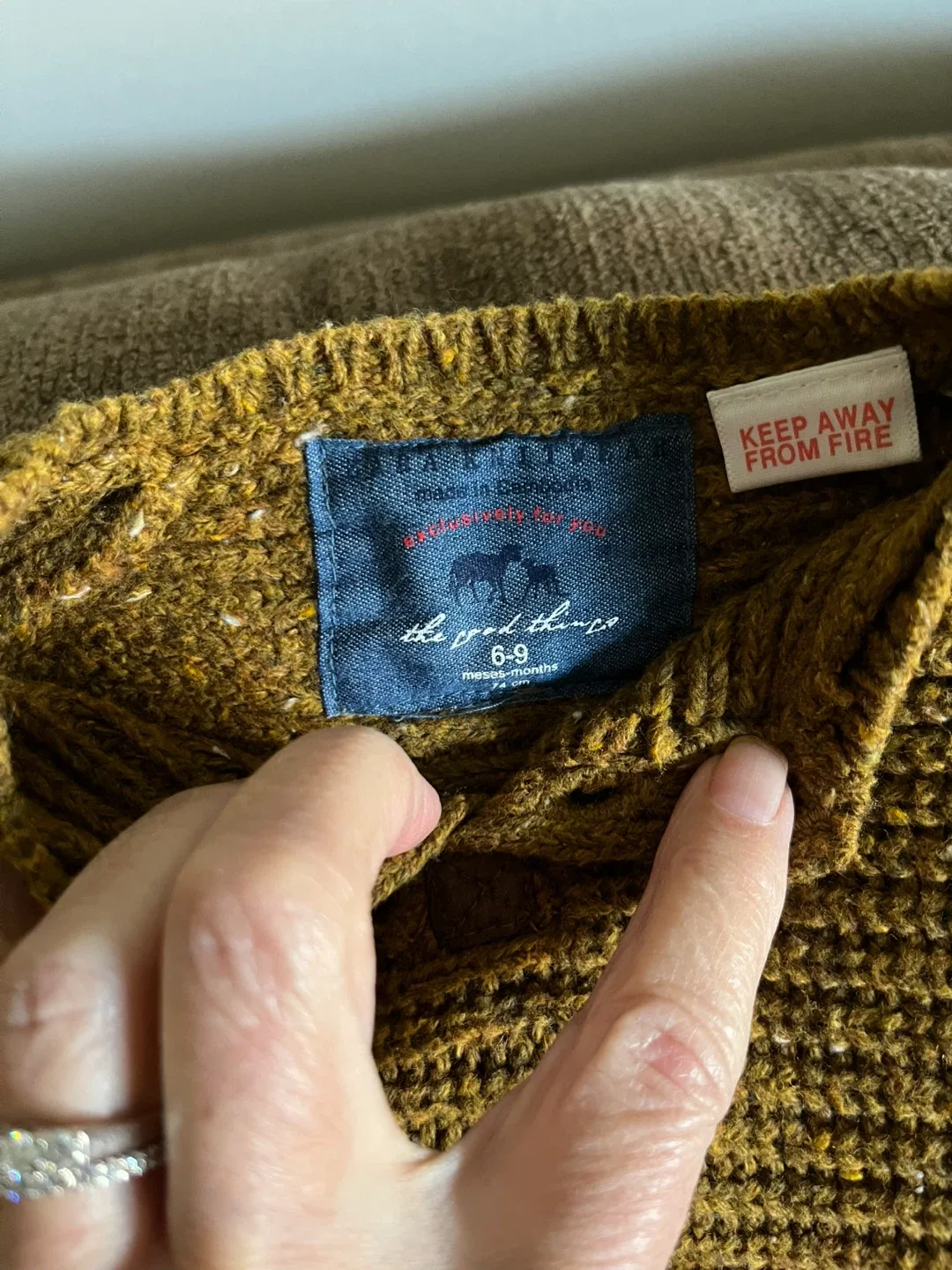 Zara  Baby Sweater  - Size 6-9 Months image indicator(2)