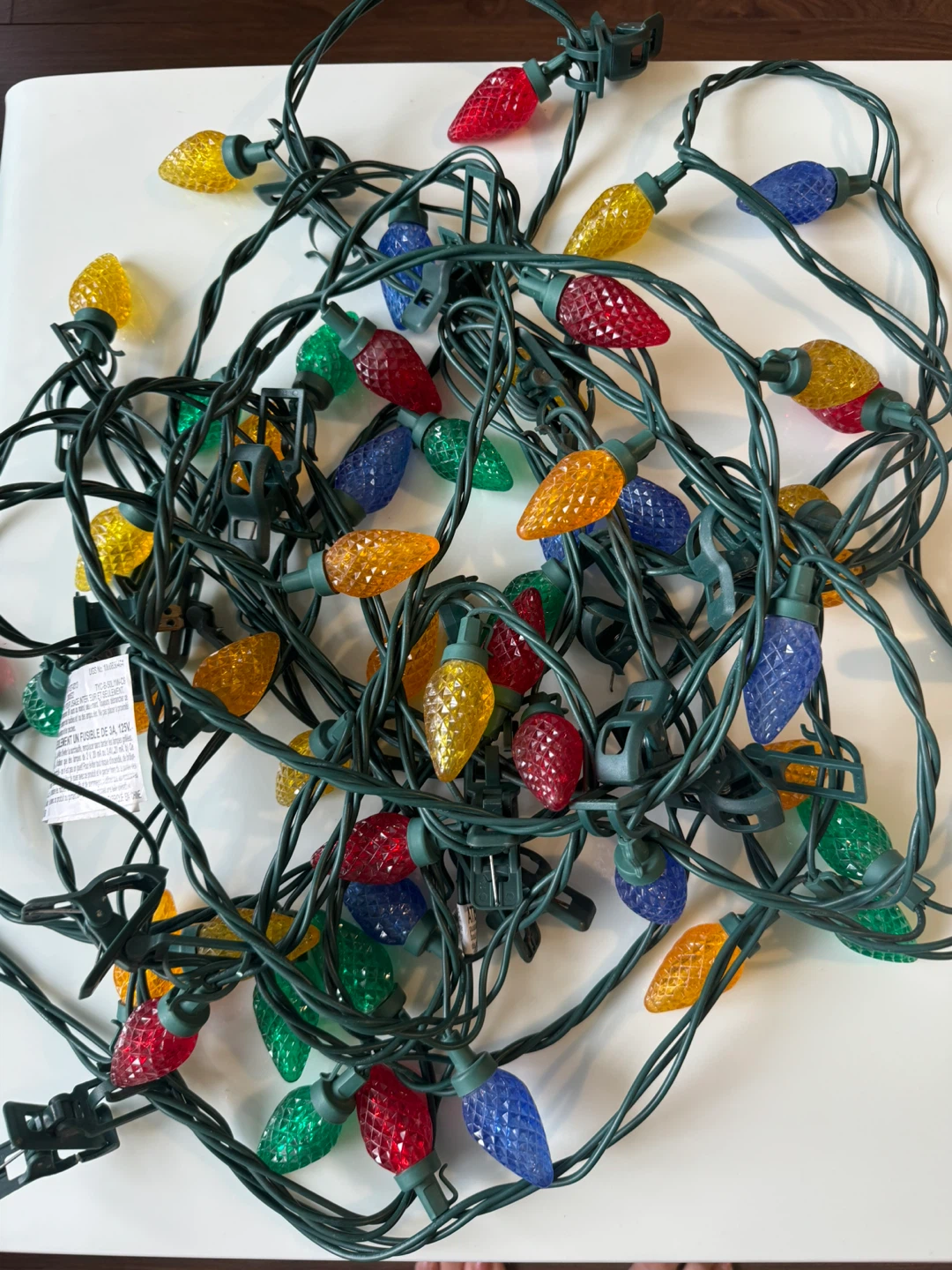 Vintage Multi-Color Christmas String Lights - photo 3