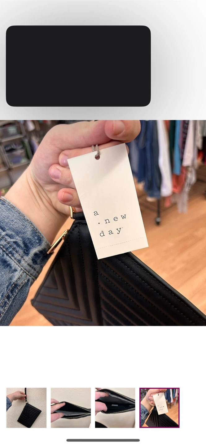 New A New Day Black Wristlet - photo 4