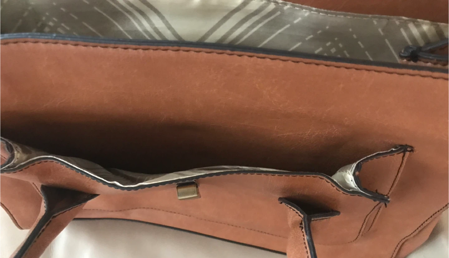 Camel brown Leather  Bag - photo 4