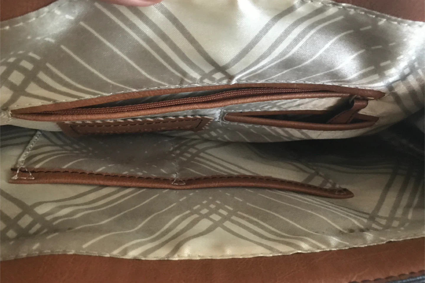 Camel brown Leather  Bag - photo 5