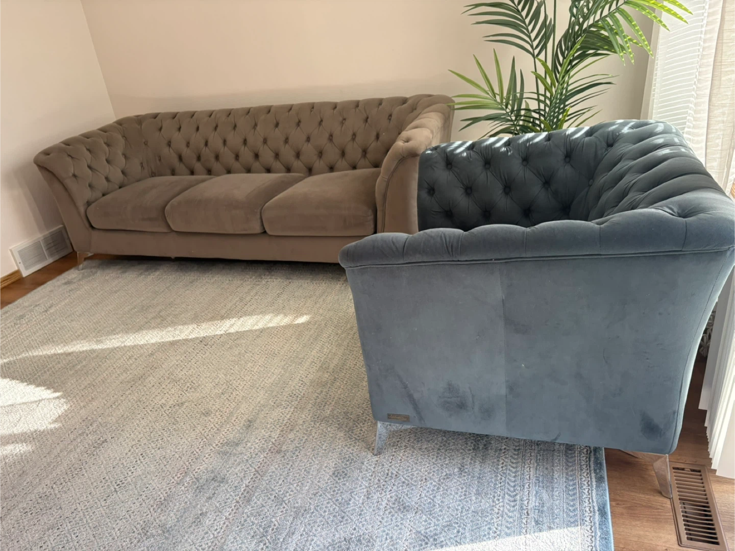 Sofa and Armchair Set